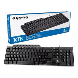 TECLADO USB XTECH XTK-160S MULTIMEDIA