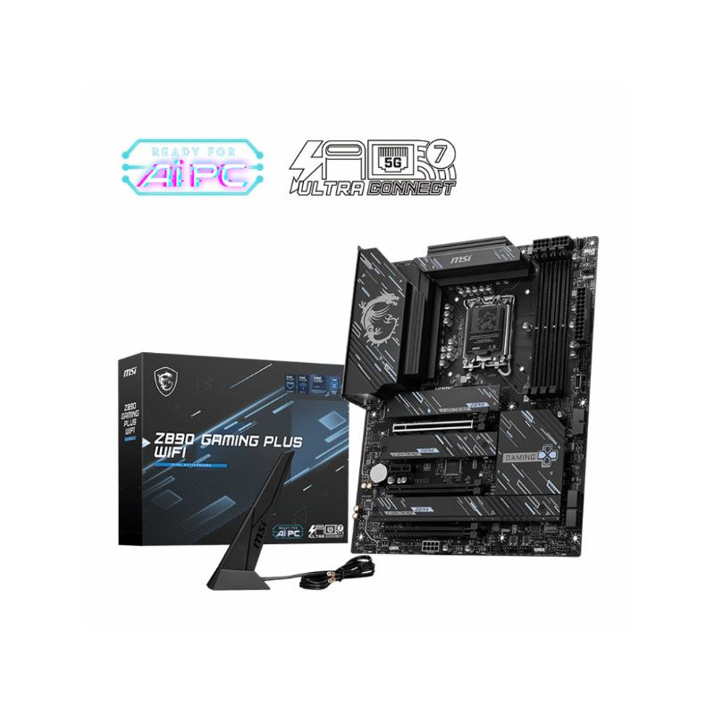 MOTHERBOARD MSI Z890 GAMING PLUS WIFI DDR5 S1851