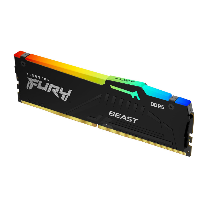 Memoria RAM Kingston FURY Beast RGB DDR5 6000MHz 16GB