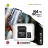 Tarjeta de memoria Kingston SDCS2/64GB Canvas Select Plus con adaptador SD 64GB