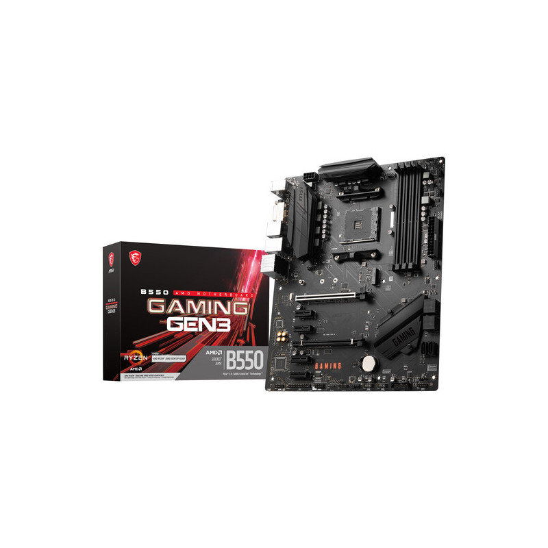 MOTHERBOARD MSI AM4 B550 GAMING GEN3 BOX ATX