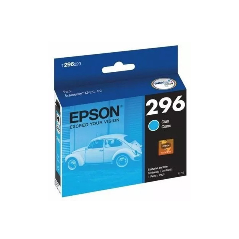 CARTUCHO EPSON T296 CIAN CYAN