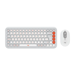 Teclado+Mouse Logitech Pop Icon White 920-013055