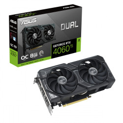 Placa De VIdeo Asus Nvidia GeForce RTX 4060 TI OC Dual Evo 8GB