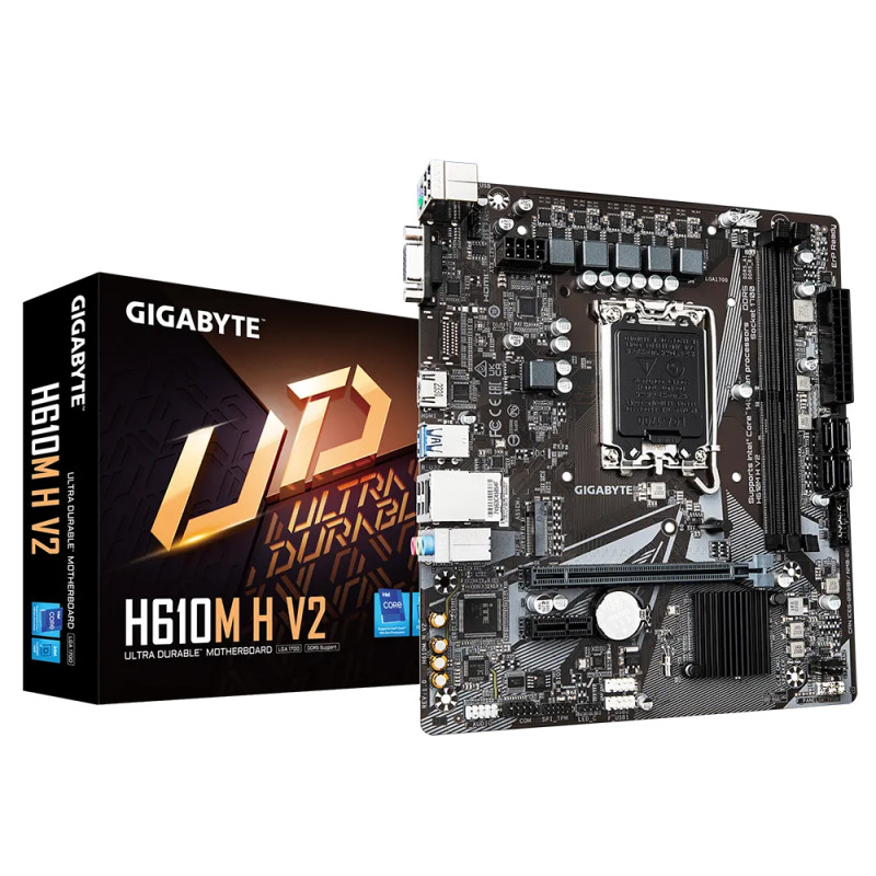 Motherboard Gigabyte H610M H V2 G10  LGA1700 DDR4