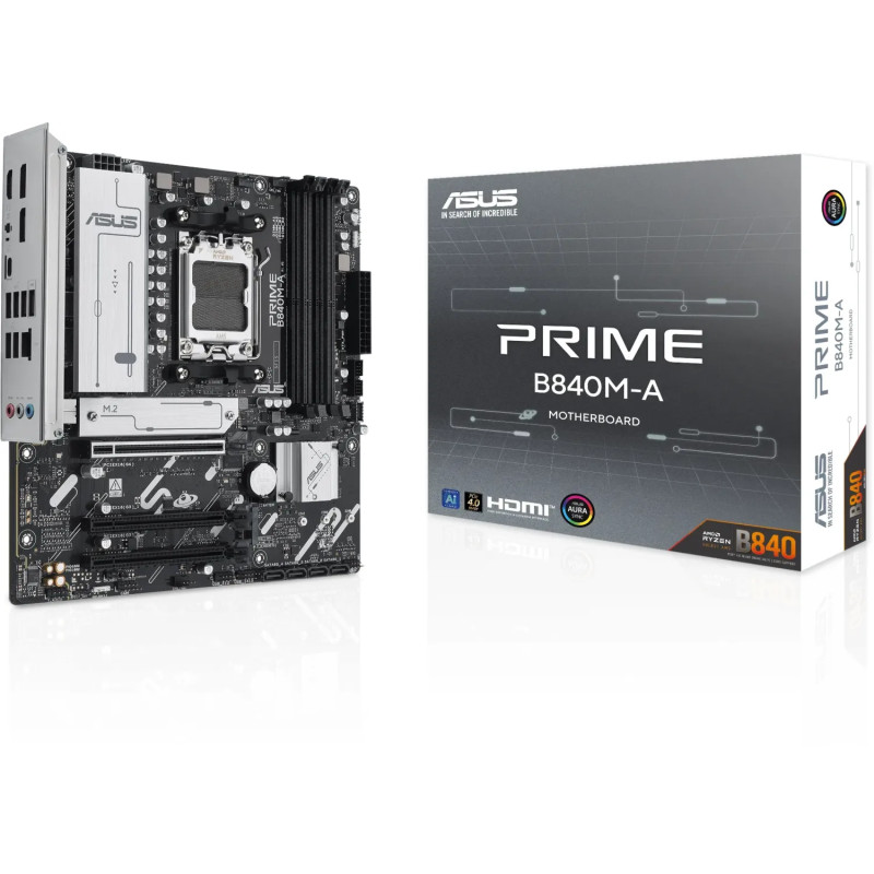 MOTHERBOARD ASUS AM5 PRIME B840M-A DDR5 BOX