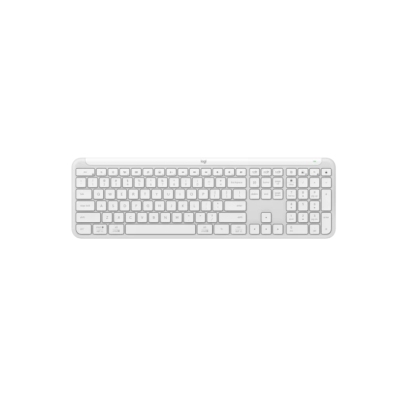 TECLADO WIRELESS LOGITECH K950 SIGNATURE SLIM WHITE 920-012593