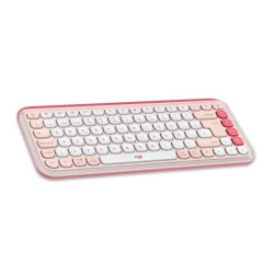 COMBO WIERELESS TECLADO Y MOUSE LOGITECH POP ICON ROSA 920-013053