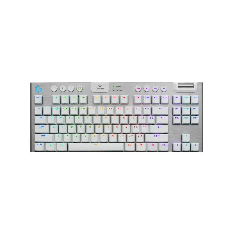 Teclado Logitech G915 X TKL White Mech RGB Wifi 920-012732