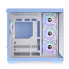 Gabinete TT View 380 Mid-Tower TG x2 Fan ARGB x4 Hydrangea Blue