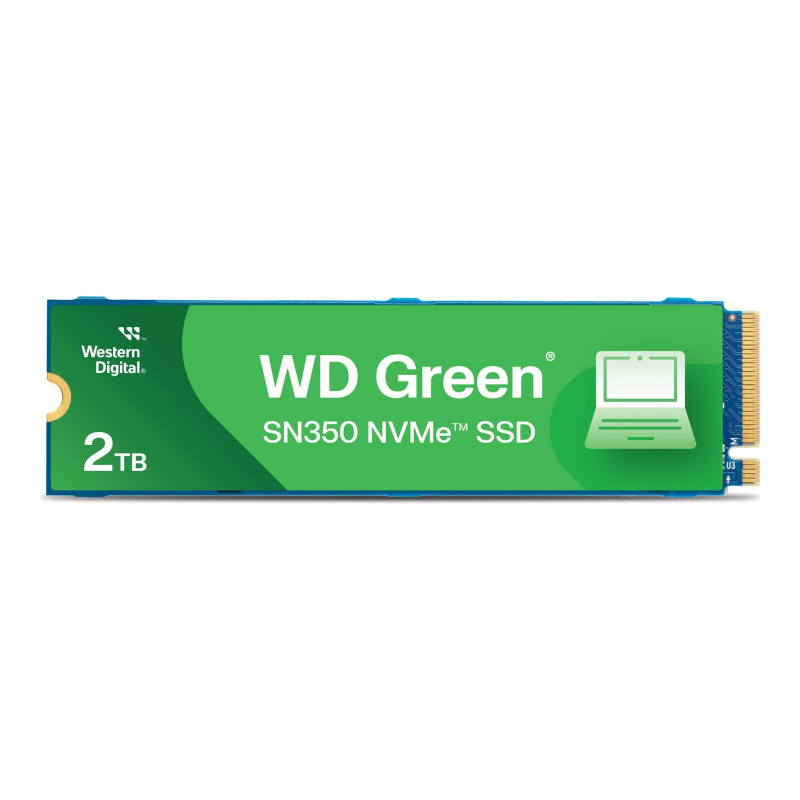 DISCO SOLIDO SSD WESTERN DIGITAL GREEN SN350 2TB M2 WDS200T3G0C-00AZL0