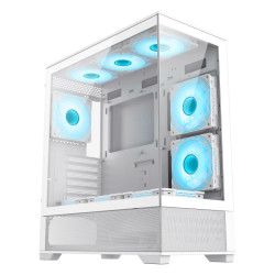 GABINETE GAMER GAMEMAX VISTA AW 6*FAN ARGB E-ATX BLANCO