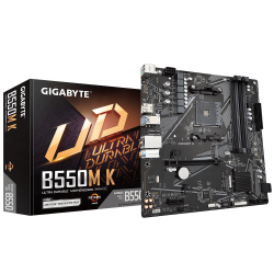 Motherboard GIGABYTE B550M K DDR4 AM4 (Serie 3000/4000/5000