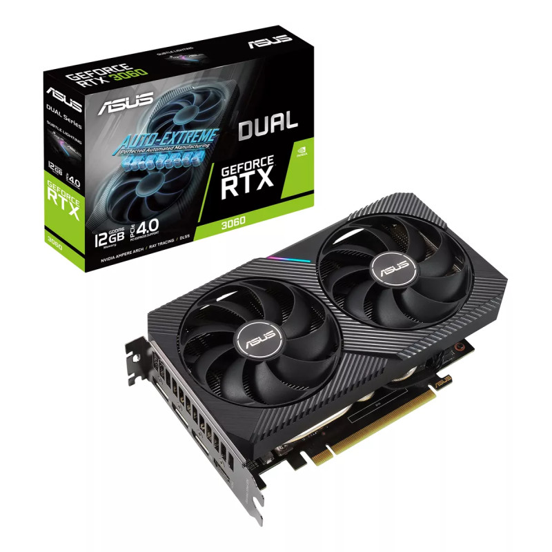 PLACA DE VIDEO 12GB RTX 3060 ASUS DUAL OC V2