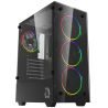 Gabinete Raptor Sentinel TG Mid-Tower RGB Fan x4 w/button control