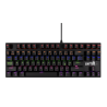 TECLADO RAPTOR FIRECLAW M87 MECANICO RETROILUMINADO SWITCH RED OUTEMU