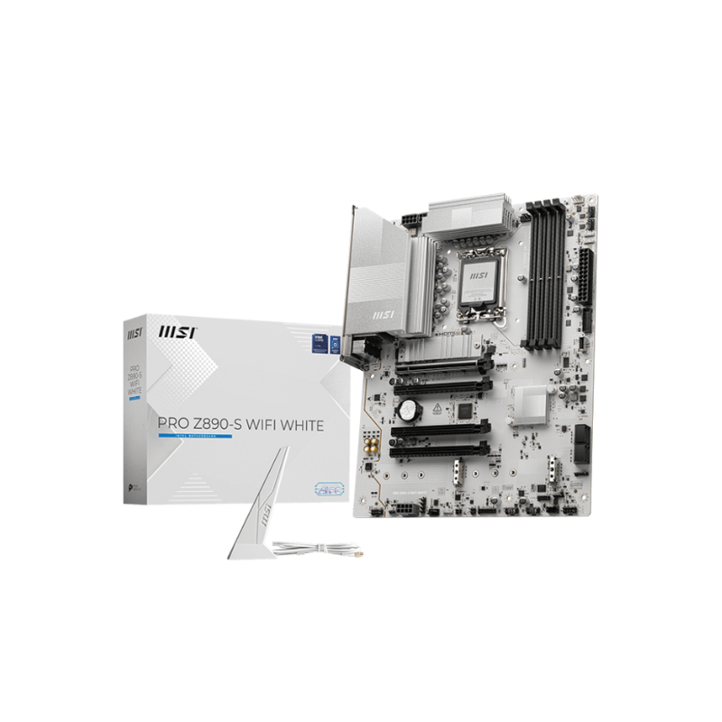 MOTHERBOARD MSI PRO Z890-S WIFI WHITE DDR5 1851 (SERIE ULTRA)