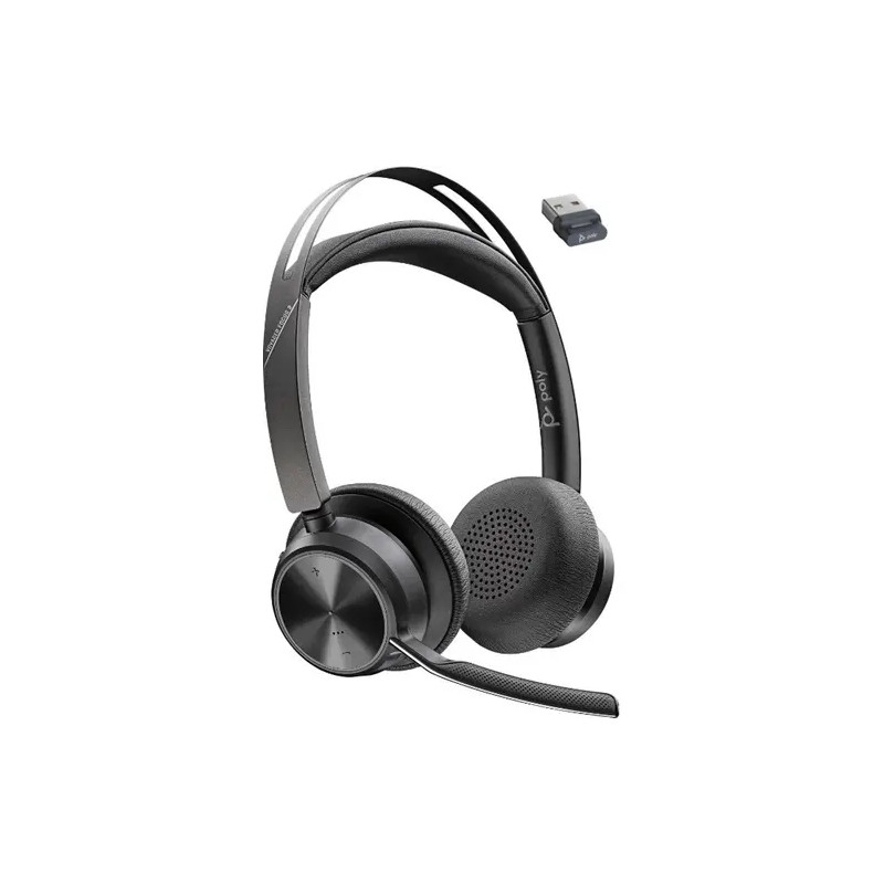 Auricular Poly Voyager Focus 2 Teams USB-C USB-A 9T9J6AA
