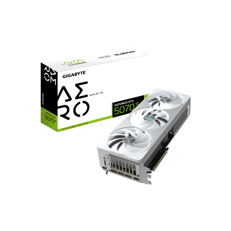 PLACA DE VIDEO VGA Gigabyte GeForce RTX 5070 Ti AERO OC 16G