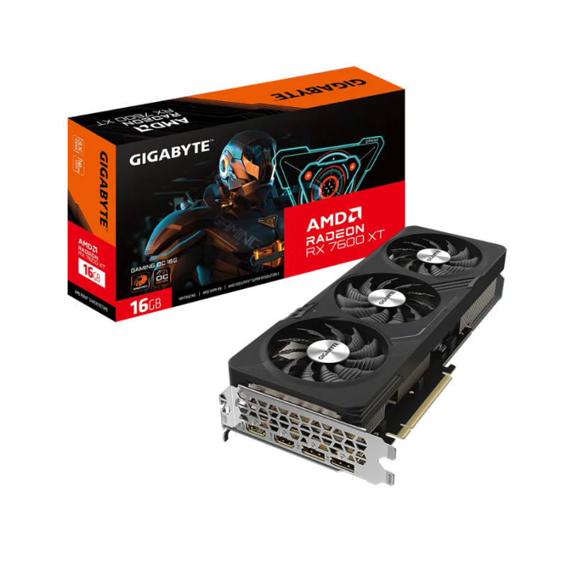 PLACA DE VIDEO VGA Gigabyte Radeon RX 7600 XT GAMING OC 16G