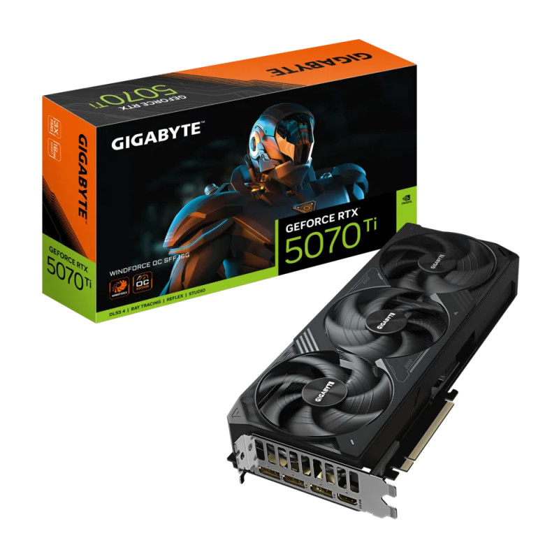 PLACA DE VIDEO GeForce RTX™ 5070 Ti WINDFORCE OC SFF 16G