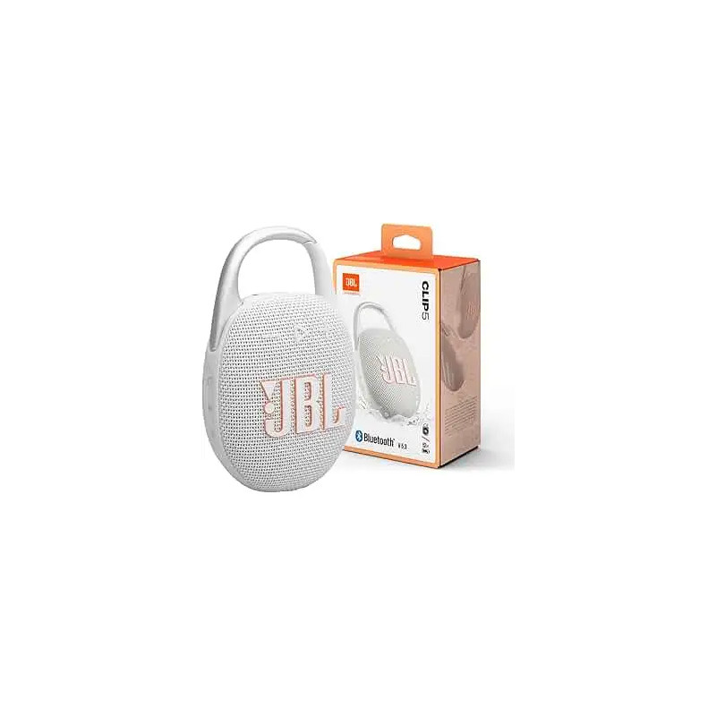 PARLANTE JBL CLIP5 BLUETOOTH BLANCO