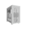 Gabinete Corsair 3000D Airflow Mid-Tower TG Fan x2 White