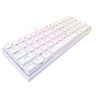 Teclado Corsair K65 RGB Mini 60% Mecanico Cherry MX Speed White