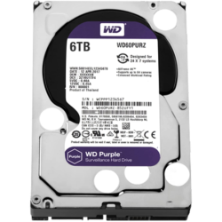 DISCO DURO HDD WESTERN DIGITAL Purple 6TB 3.5" SATA 3.0 256MB