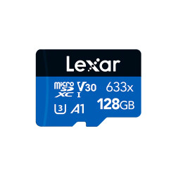 Tarjeta microSDXC Lexar 633x 128GB UHS-I C10