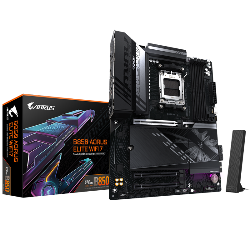 MOTHERBOARD GIGABYTE B850 AORUS ELITE WIFI 7 AM5