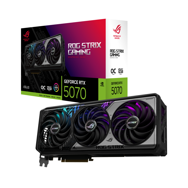 PLACA DE VIDEO ASUS ROG STRIX RTX5070 12GB GAMING