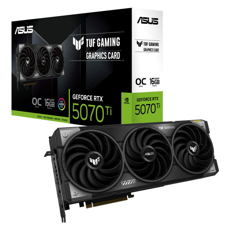 PLACA DE VIDEO ASUS TUF GAMING RTX 5070 TI 16 Gb GDDR7 OC