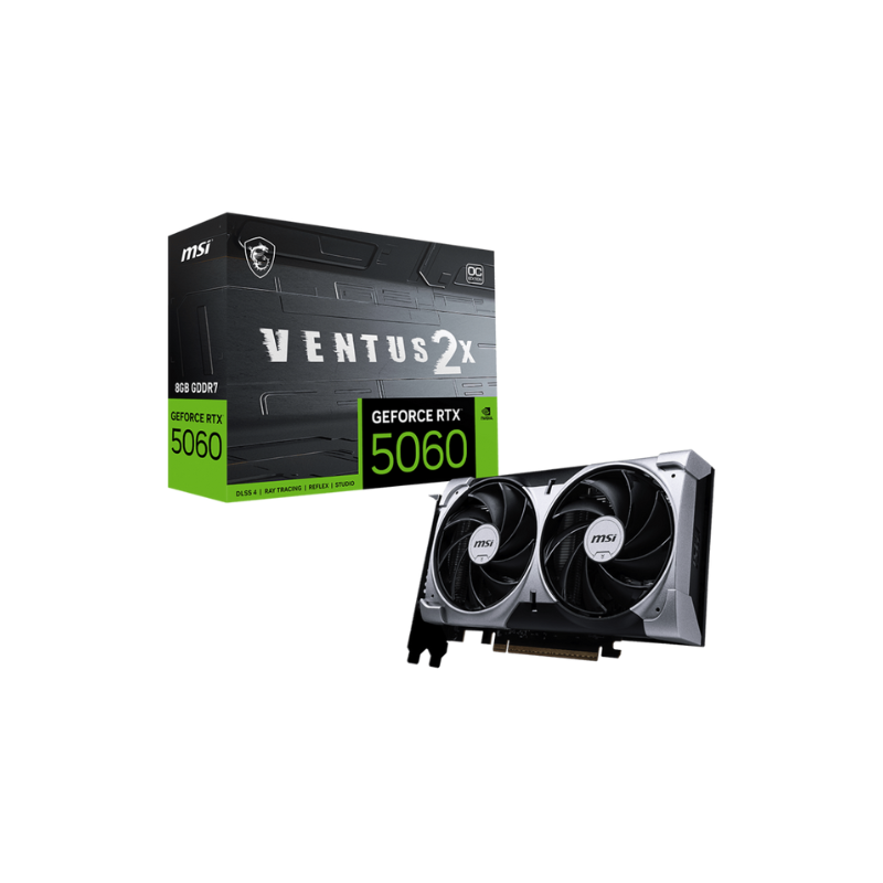 PLACA DE VIDEO VGA MSI GeForce RTX 5060 VENTUS 2X OC 8G