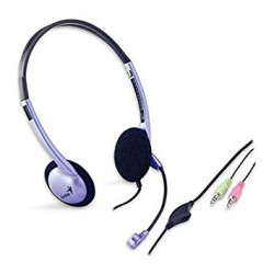 AURICULAR C/MICROFONO GENIUS HS-02B CONTROL VOLUMEN + SINGLE JACK