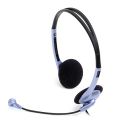 AURICULAR C/MICROFONO GENIUS HS-02B CONTROL VOLUMEN + SINGLE JACK