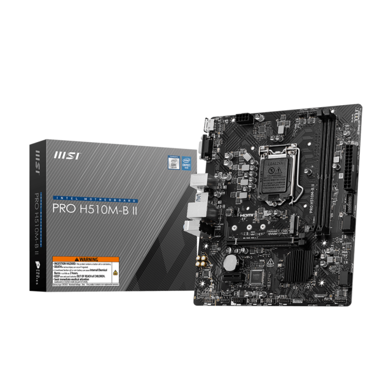 MOTHERBOARD MSI PRO H510M-B II DDR4 1200 (SOLO 10MA GEN)