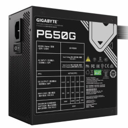 FUENTE 650W GIGABYTE GP-P650G 80 PLUS GOLD