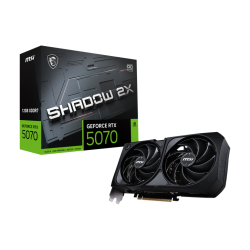 PLACA DE VIDEO VGA MSI GEFORCE RTX 5070 SHADOW 2X OC 12G
