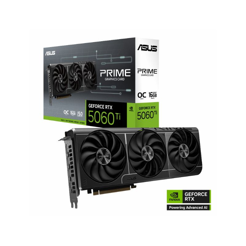 PLACA DE VIDEO GEFORCE RTX 5060 TI 16GB ASUS PRIME OC