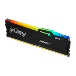 MEMORIA DDR5 32GB KINGSTON 6000MHZ CL30 FURY BEAST BLACK RGB