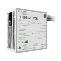 FUENTE 650W GIGABYTE GP-P650SS ICE 80 PLUS SILVER BLANCA