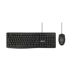 Teclado+Mouse Kelyx USB Cableado Negro
