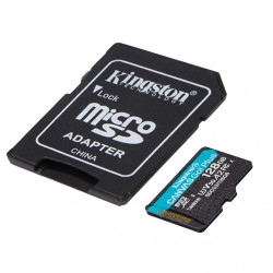 Tarjeta de Memoria KINGSTON Canvas Go Plus Gen4 MicroSDXC 128GB UHS-I U3 V30...