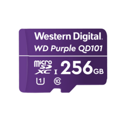 Tarjeta de Memoria WESTERN DIGITAL Purple MicroSDXC 256GB UHS-I U1 V10