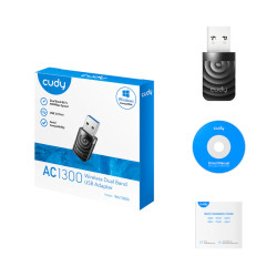 Placa de Red wifi Cudy AC1300 USB WU1300S