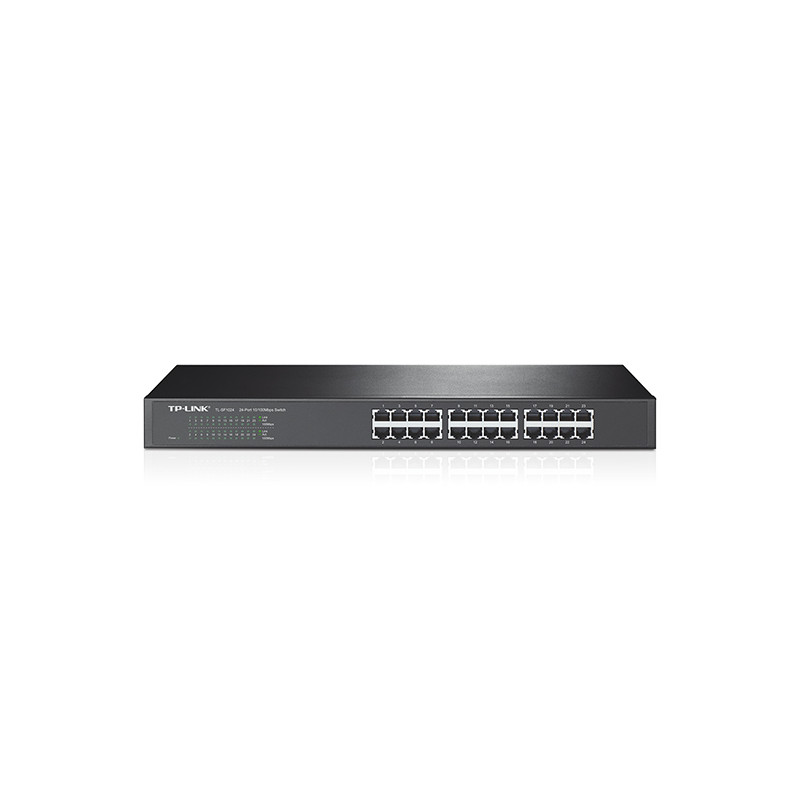 SWITCH TP-LINK TL-SF1024 DE 24 PUERTOS A 10/100MBPS PARA MONTAJE EN RACK