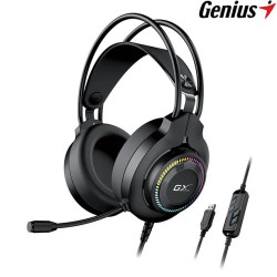 AURICULARES + MICROFONO GAMING HS-GX580U BLACK USB