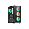 GABINETE ARKHAM CANCRI 4*FAN ARGB ATX