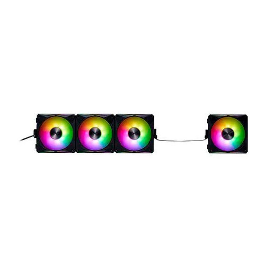 COOLER FAN XPG P/GABINETE HURRICANE 120MM NEGRO ARGB X4